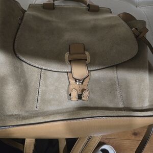 Michael Kors Stylish Tan and Brown Backpack